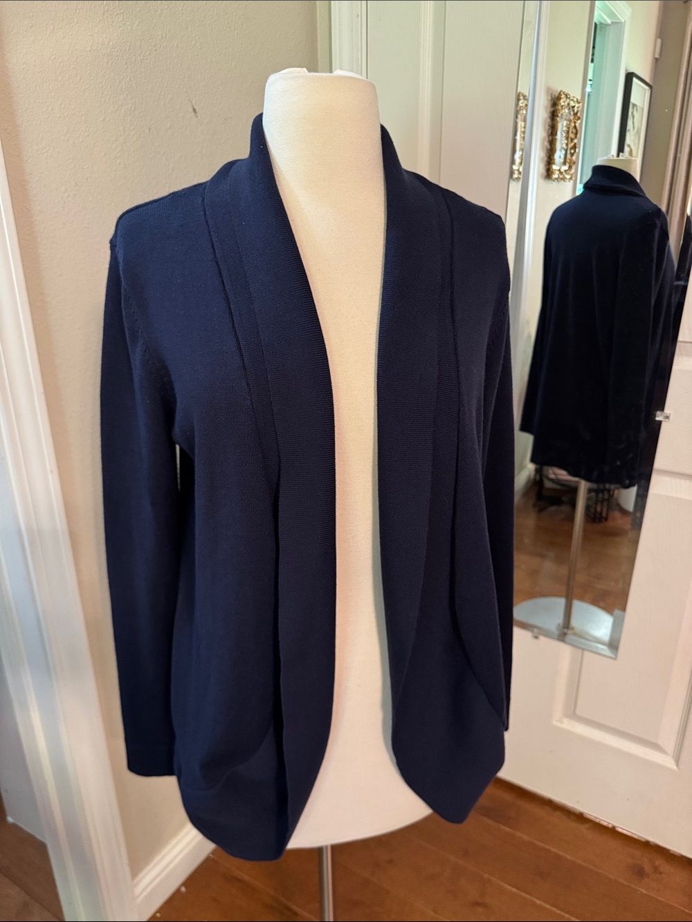 Verve Ami Open-Front Navy Women's Cardigan